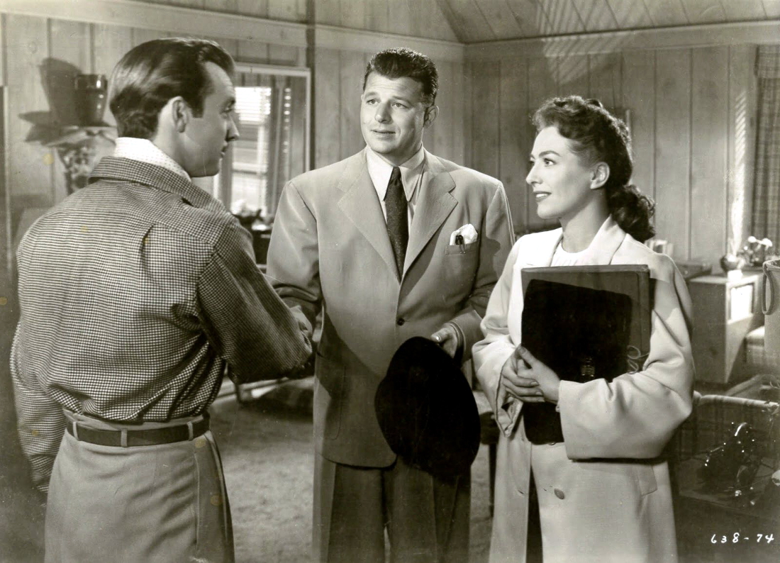 1945. 'Mildred Pierce.' With Zachary Scott and Jack Carson.