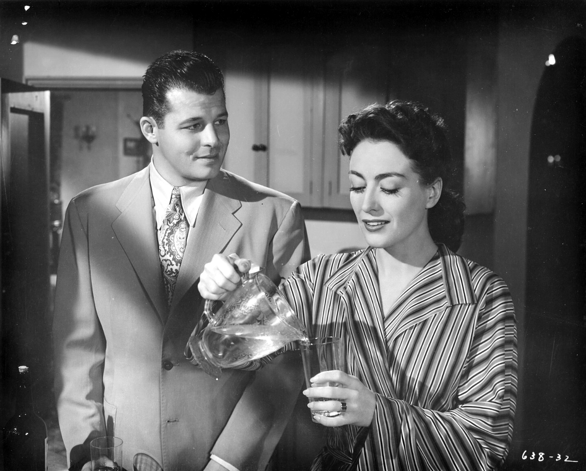 1945. 'Mildred Pierce.' With Jack Carson.