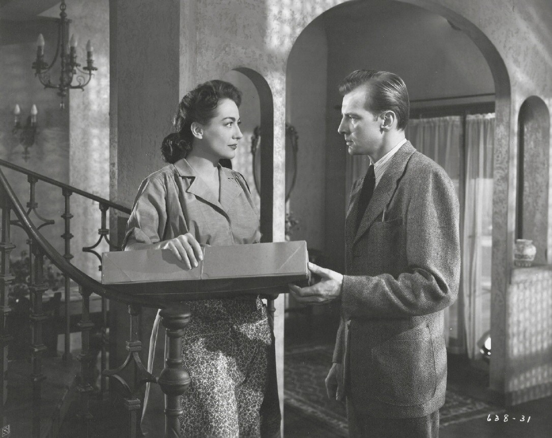 1945. 'Mildred Pierce.' With Bruce Bennett.