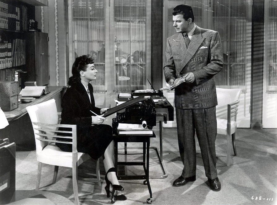 1945. 'Mildred Pierce.' With Jack Carson.
