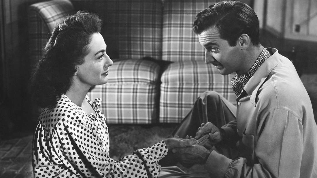 1945. 'Mildred Pierce.' With Zachary Scott.