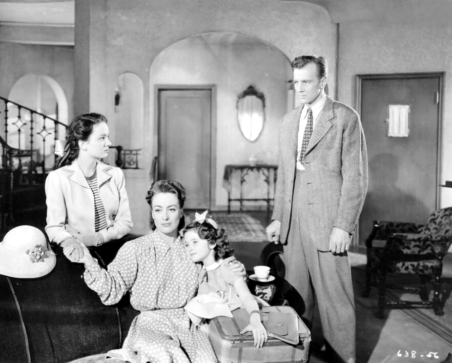1945. 'Mildred Pierce.' With Ann Blyth, Jo Ann Marlowe, Bruce Bennett.