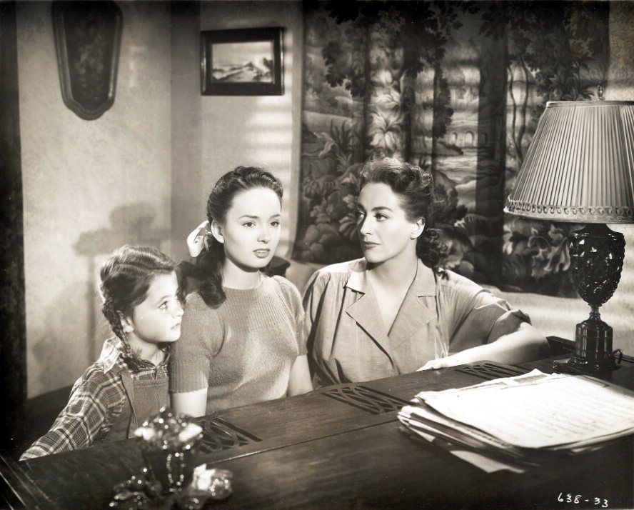 1945. 'Mildred Pierce.' With Jo Ann Marlowe and Ann Blyth.