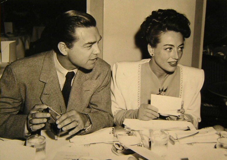 July 1945 at the Beverly Wilshire with husband Phillip Terry.