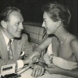 1947 at the Photographers' Ball at Ciro's, with Jack Benny.