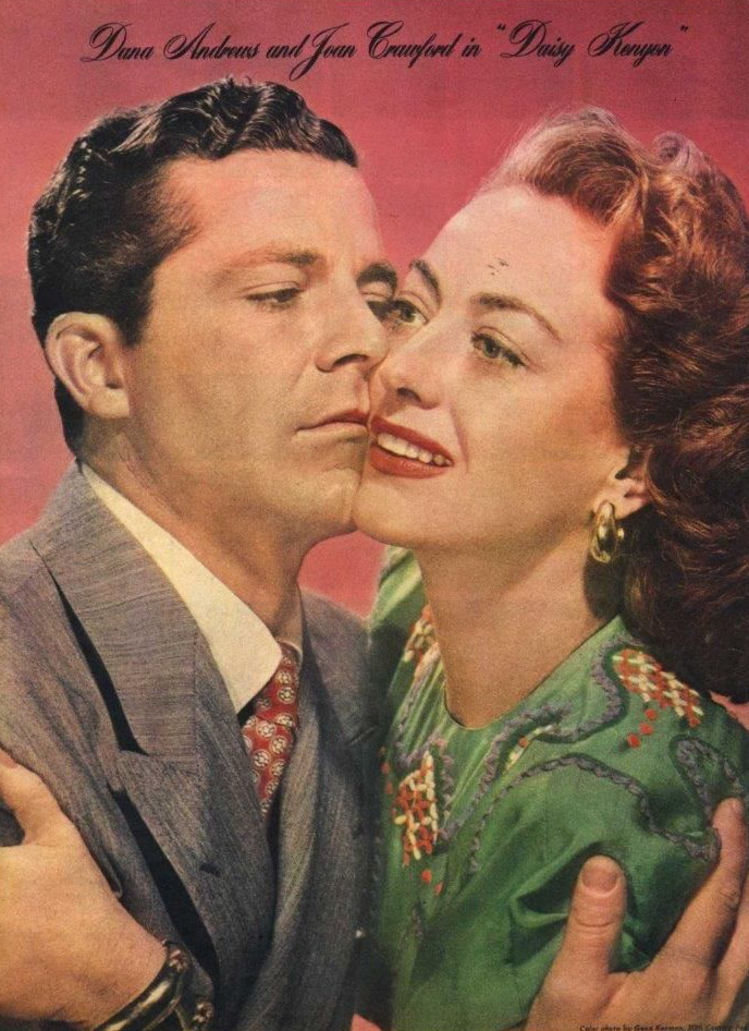 1947. Publicity for 'Daisy Kenyon' with Dana Andrews.