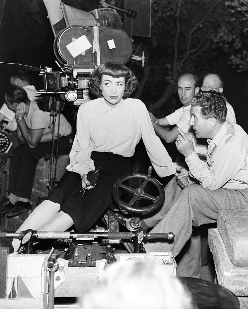 1947. On the set of 'Possessed.'