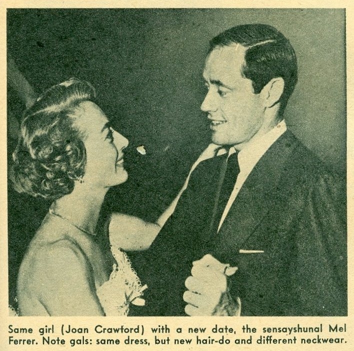 1949 at Mocambo with Mel Ferrer.