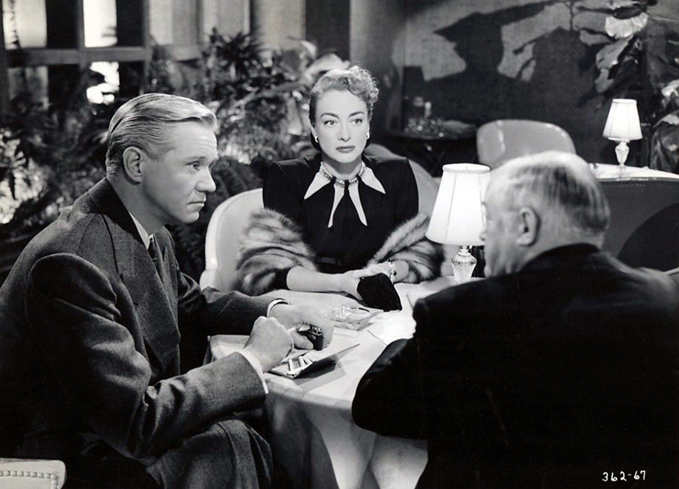 1949. 'Flamingo Road.' With David Brian and Sydney Greenstreet.