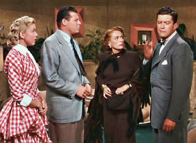 1949. 'It's a Great Feeling.' With Doris Day, Jack Carson, Dennis Morgan.