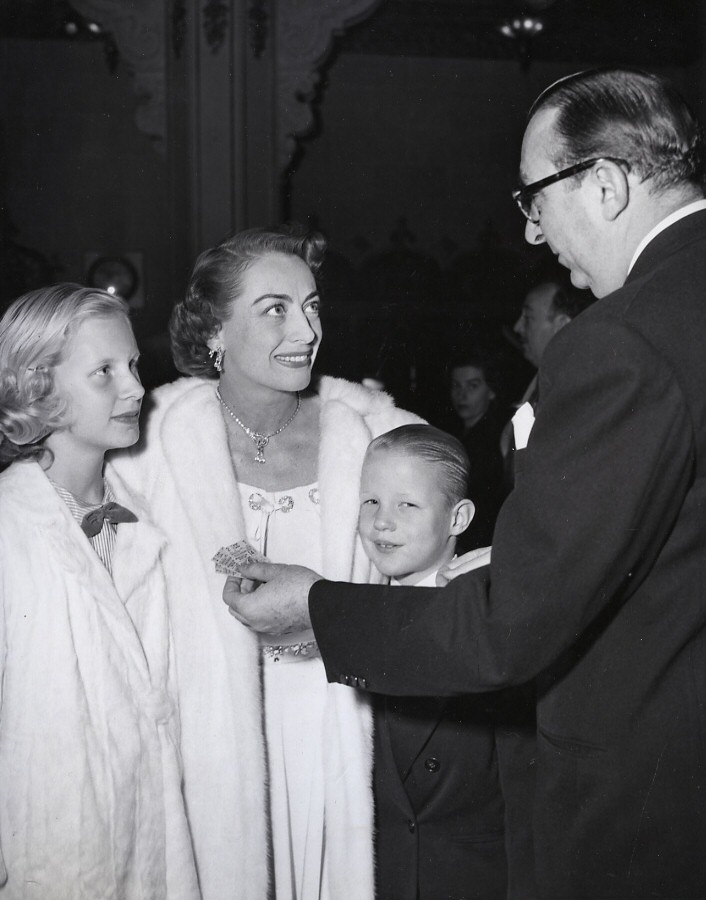 January 1950. At the premiere of Vince Sherman's 'The Hasty Heart.'