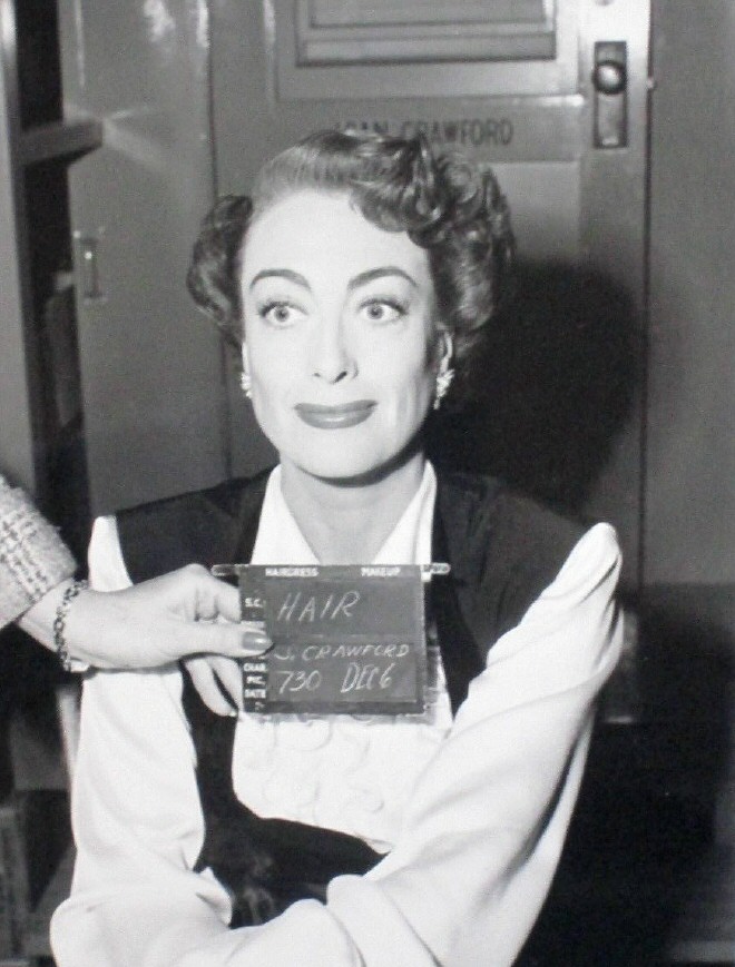 1950. Hair test for 'Damned Don't Cry!'