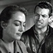 1950. 'Damned Don't Cry' screen shot with Richard Egan.