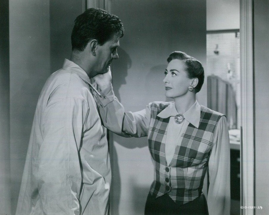 1950. Film still from 'Harriet Craig' with Wendell Corey.