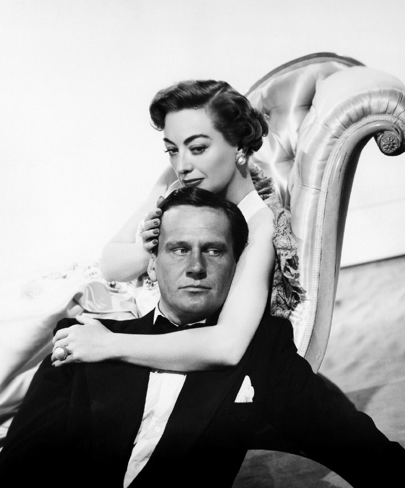 1950. 'Harriet Craig' publicity with Wendell Corey.