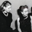 January 1957. With Ingrid Bergman at the NY Film Critics Circle Awards at Sardi's.