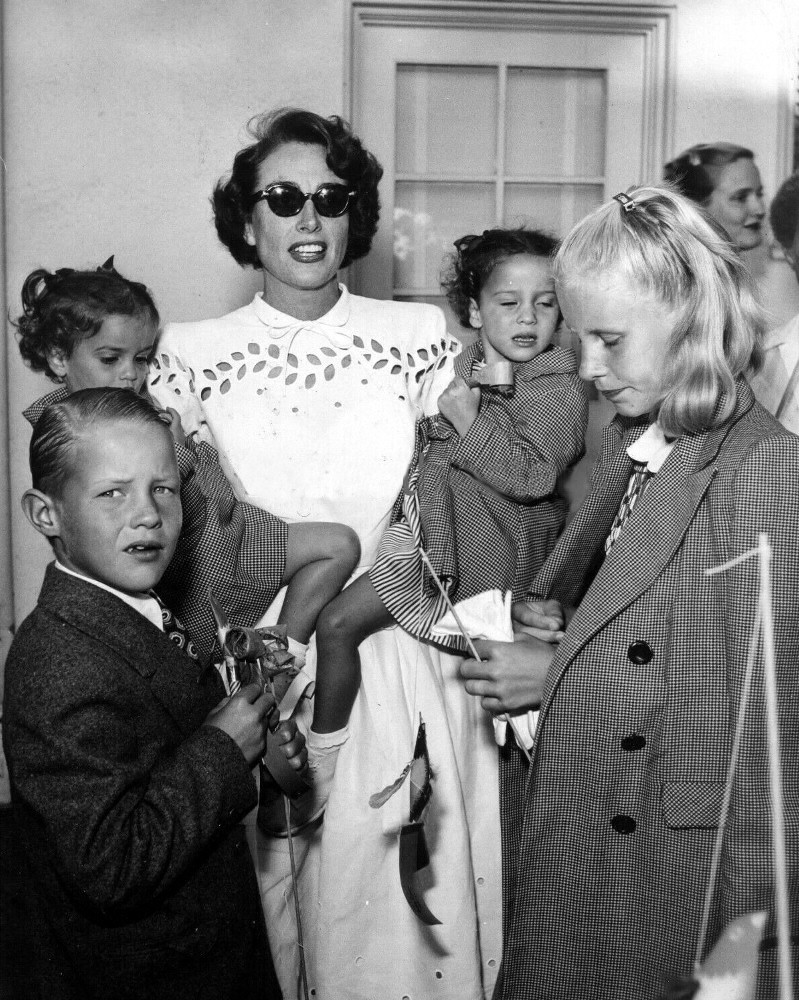 Circa 1950 with kids. Shot by Hyman Fink.