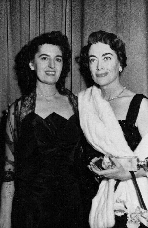 March 1953. With unknown at a Hollywood awards dinner.