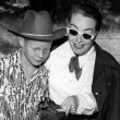 1953. At cookout with Christopher. Shot by Len Weissman.