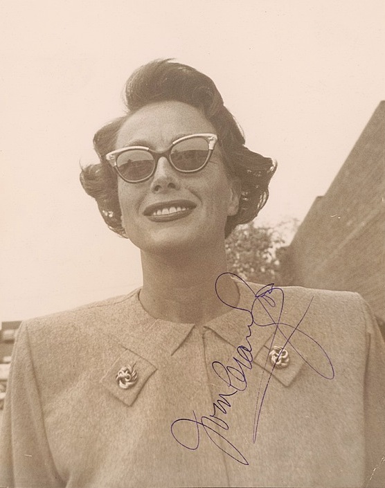 Joan Crawford, circa 1952.