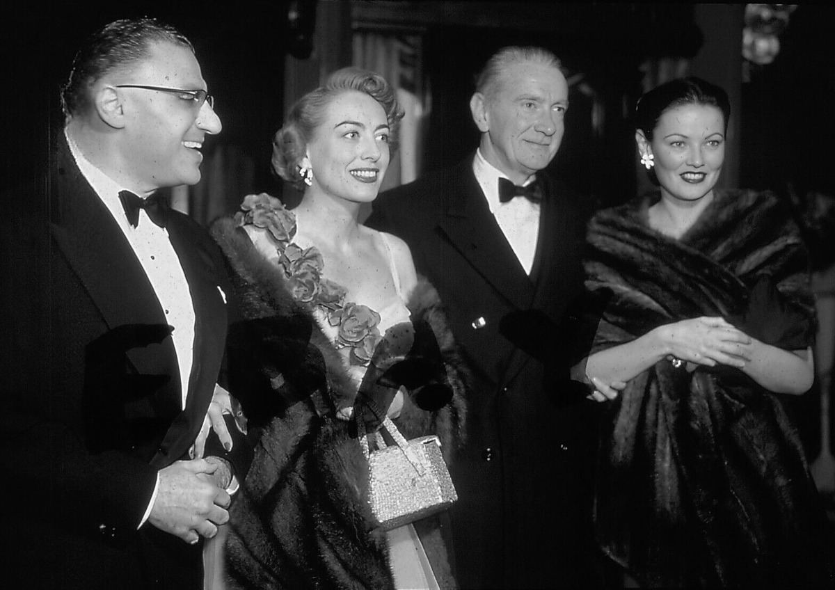 1949. With George Cukor, Clifton Webb, and Gene Tierney.