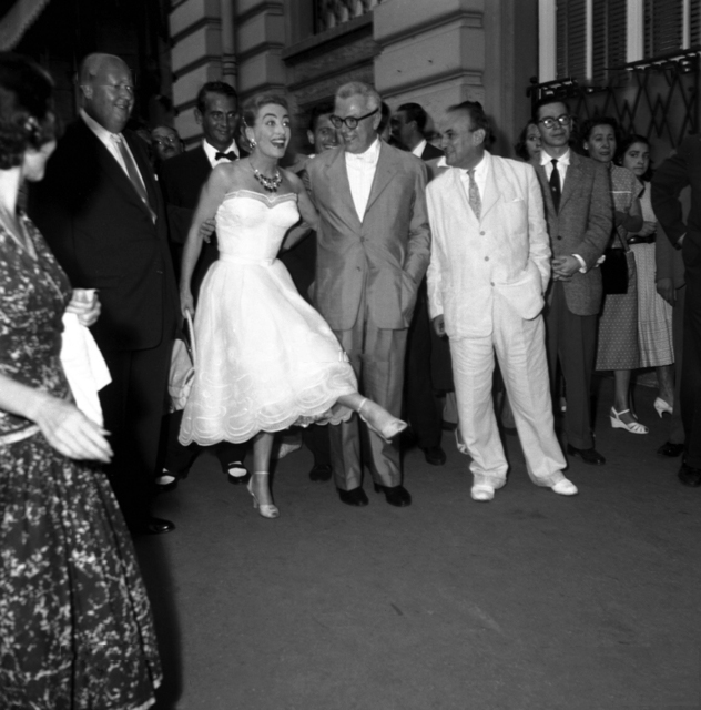 August 1957 in Rome with Al Steele.