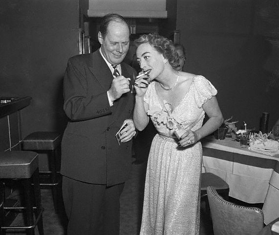 1951. With Sherman Billingsley at the Stork Club.