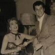 On the set of 'Goodbye, My Fancy' with Tony Curtis.