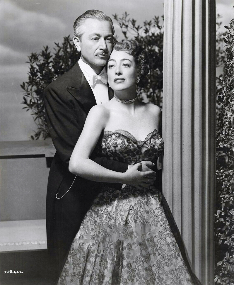 1951. 'Goodbye, My Fancy' publicity with Robert Young.