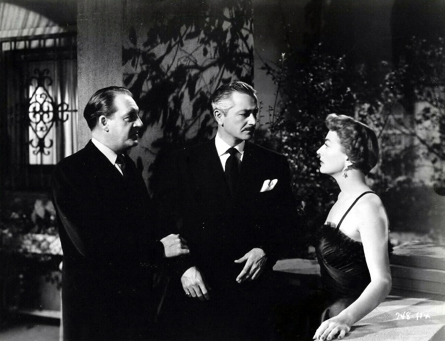 1951. 'Goodbye, My Fancy' with Robert Young (center).