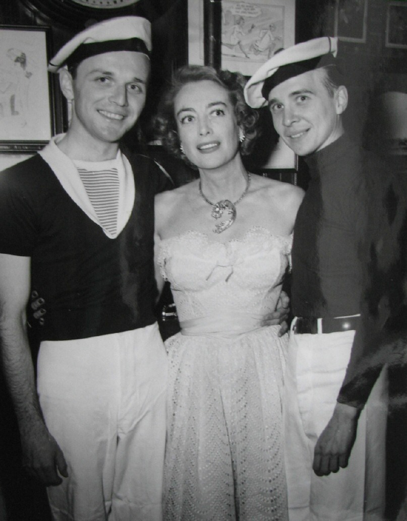 1952 candid with sailors.