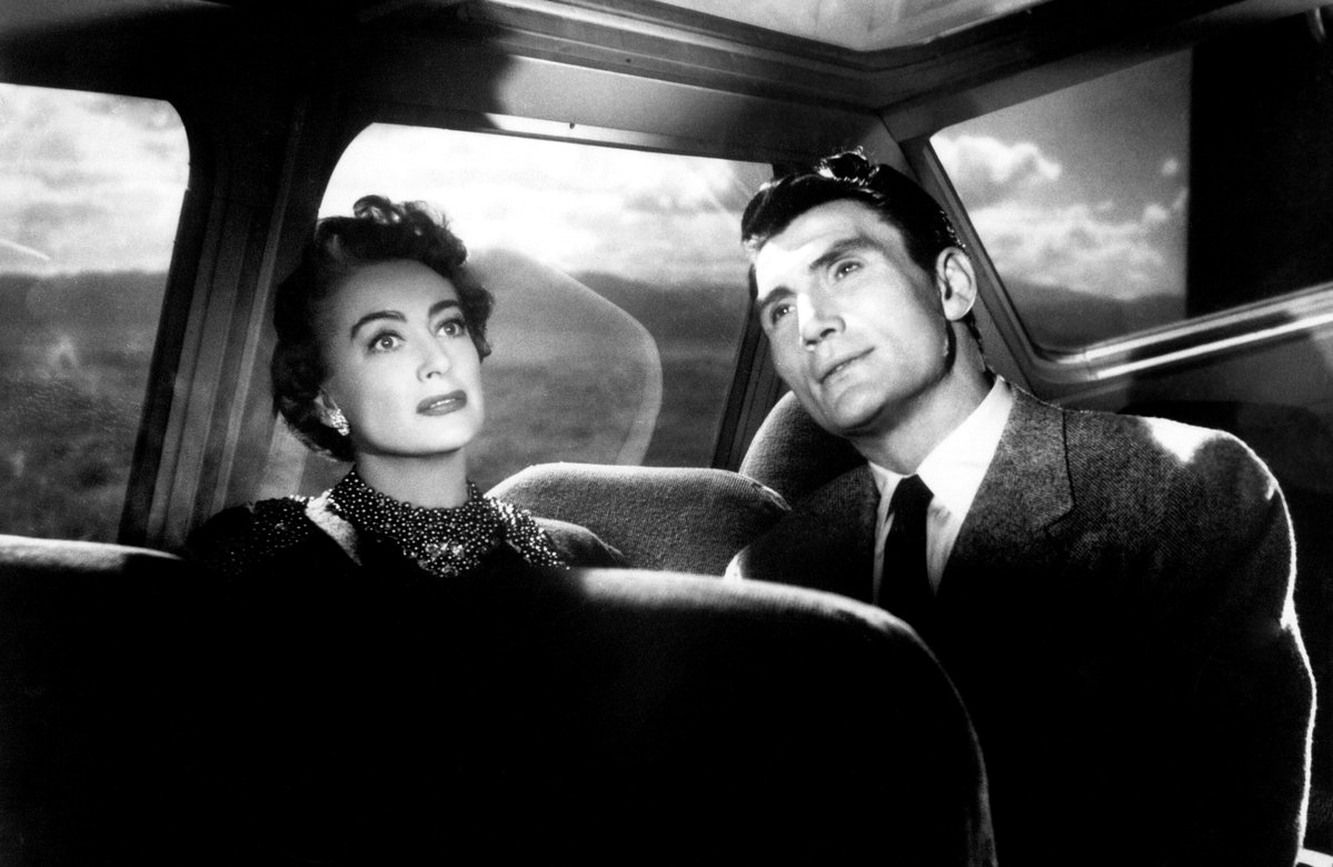 1952. 'Sudden Fear.' With Jack Palance trying to look dreamy.