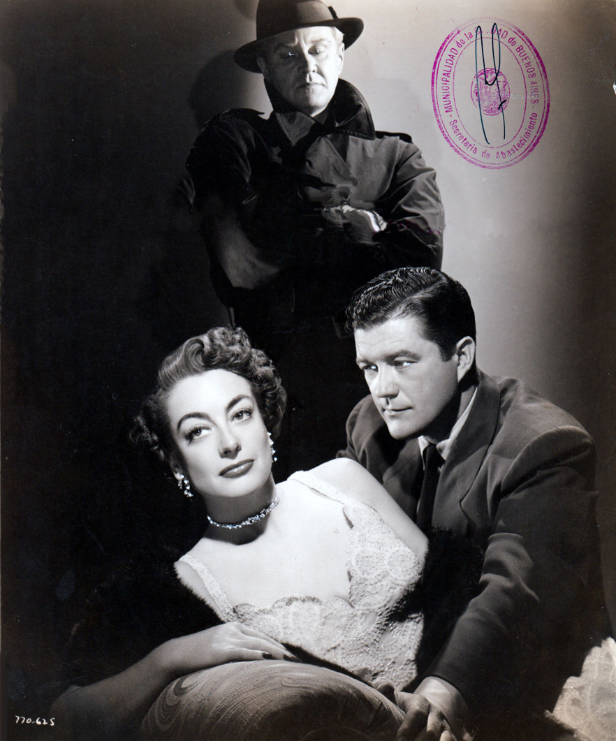 1952. 'This Woman Is Dangerous.' With David Brian, top, and Dennis Morgan.