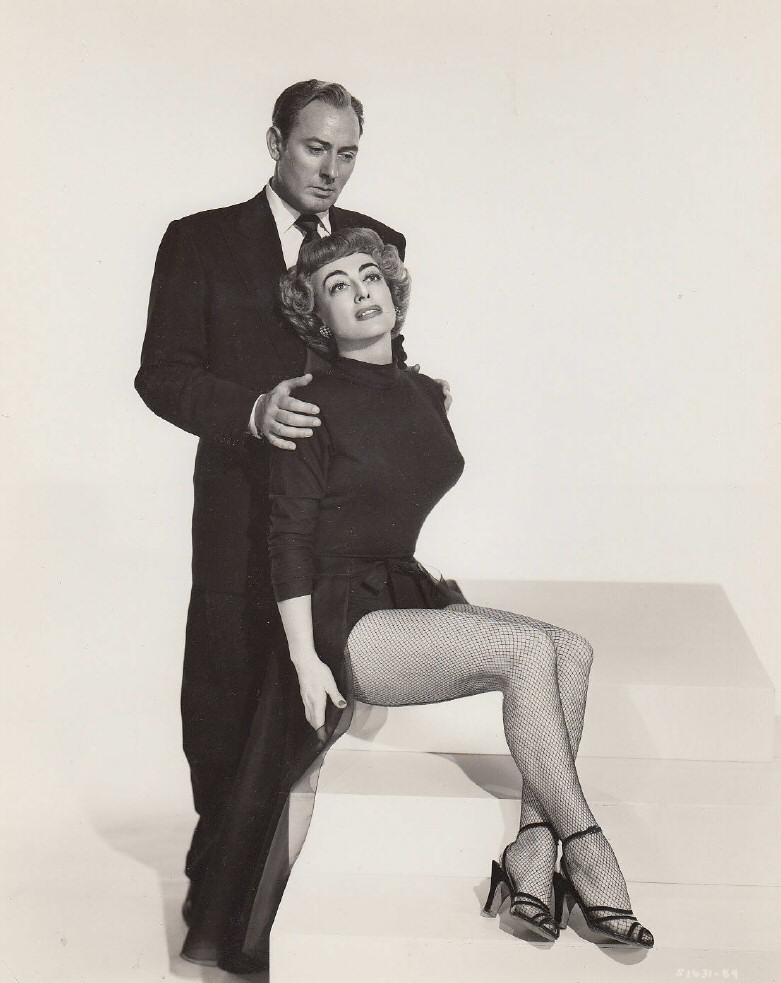 1953. Publicity for 'Torch Song' with Michael Wilding.