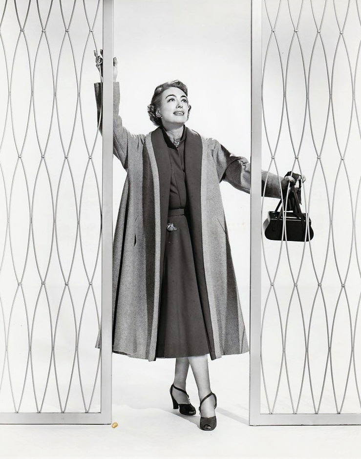 1953. 'Torch Song' publicity with Helen Rose wardrobe.