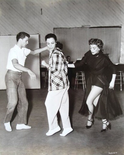 1953. 'Torch Song.' With dancers Mark Wilder and Judy Landon.
