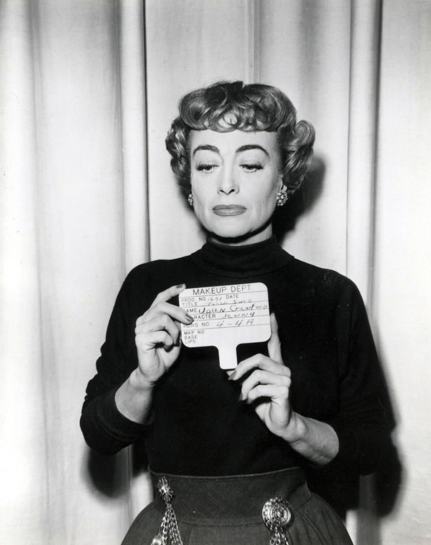 1953. Makeup test for 'Torch Song.'