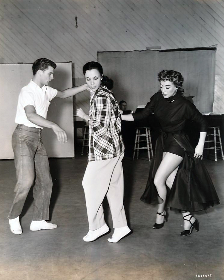 1953. 'Torch Song.' With dancers Mark Wilder and Judy Landon.