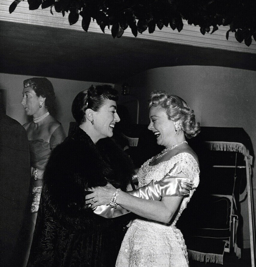 1954. With Sonja Henie. Shot by Bob Beerman.