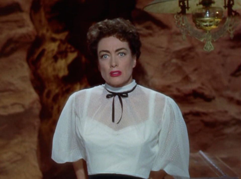 1954. A screen shot from 'Johnny Guitar.'