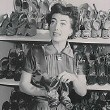 June 1954, with her shoes.