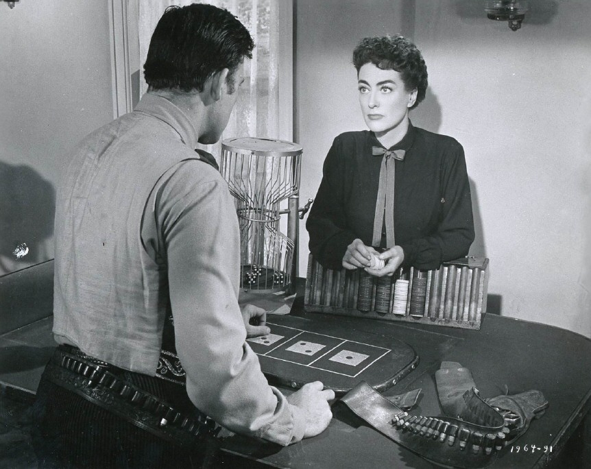 1954. 'Johnny Guitar.' With Scott Brady.