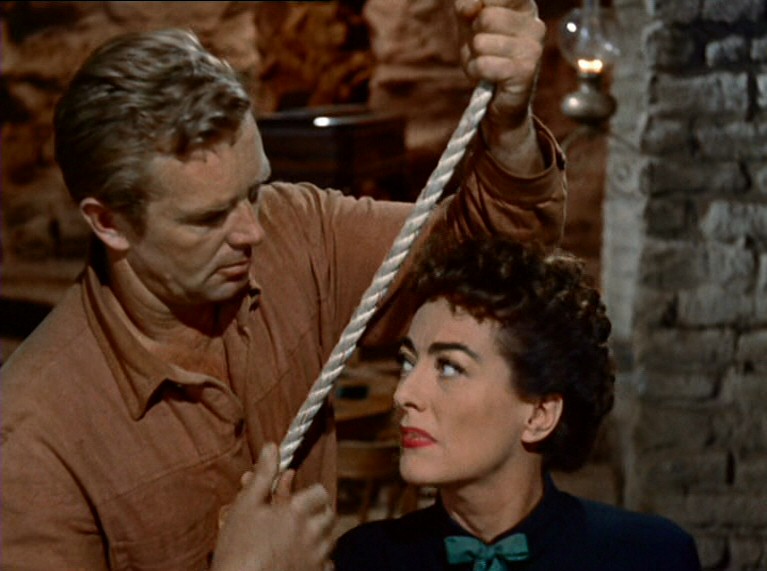 1954. Screen shot from 'Johnny Guitar' with Sterling Hayden.