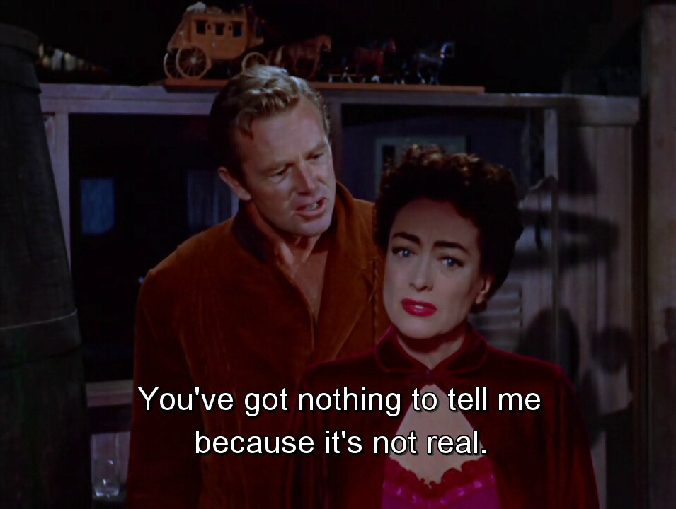 1954. 'Johnny Guitar.' With Sterling Hayden.