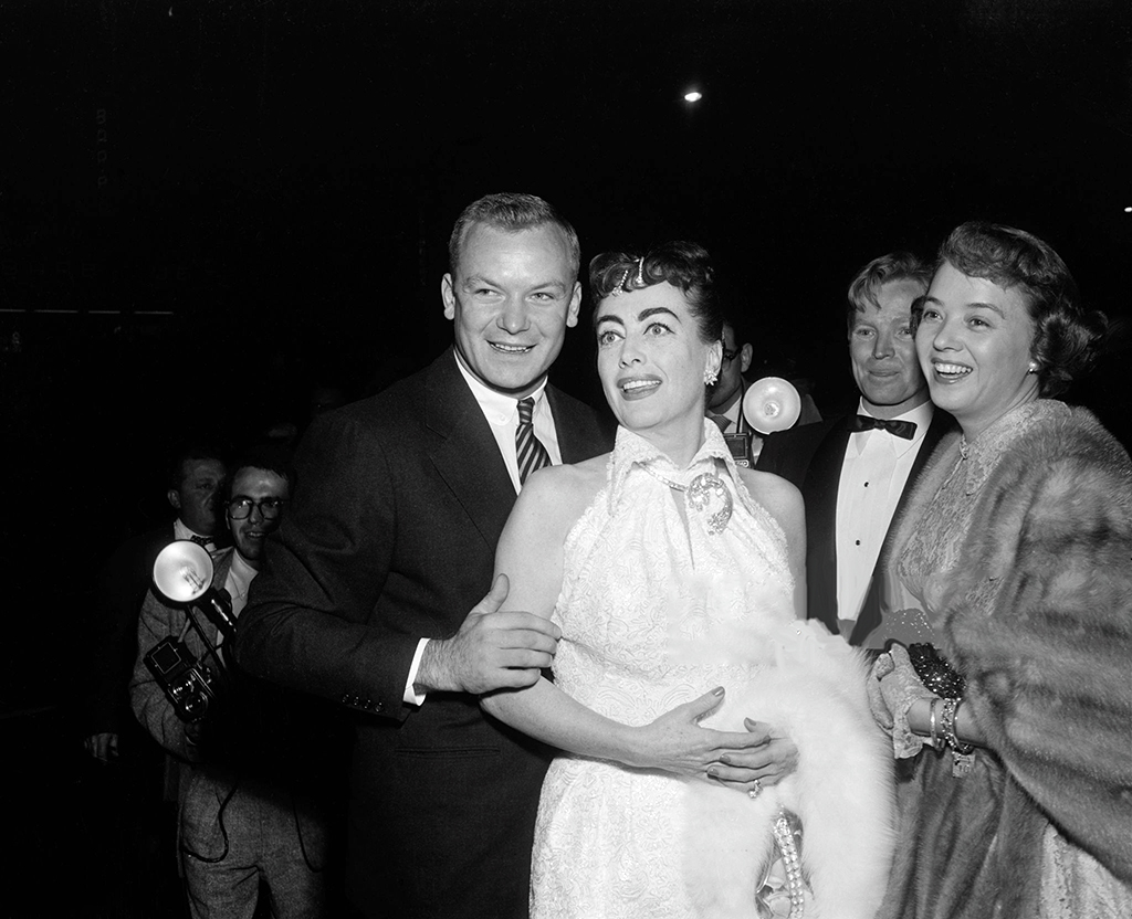 October 1954. At the premiere of 'White Christmas.'