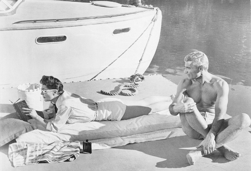 1955. 'Female on the Beach.' With Jeff Chandler.