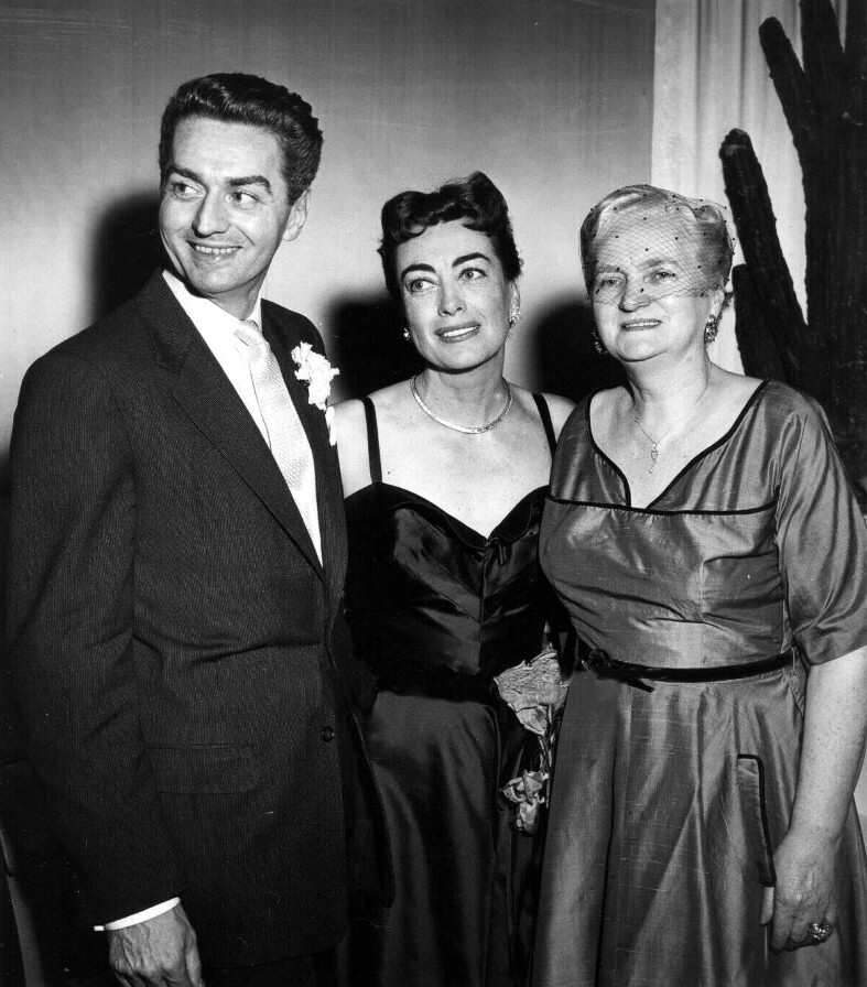 1953. With Mike O'Shea and his mother.