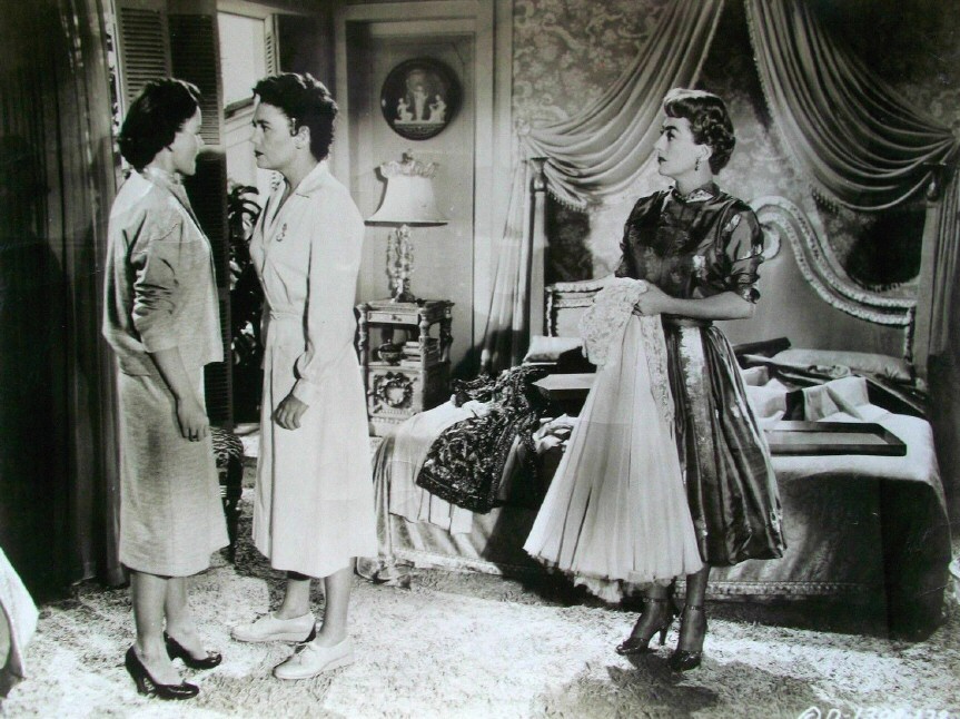 1955. 'Queen Bee.' With Lucy Marlow, left.