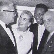 1956 at Havana's Tropicana with husband Al, Nat King Cole, et al.