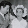 July 1956 at the Dorchester Hotel with Laurence Harvey and Al Steele.